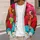 Colorful Bear Hearts for Cozy Everyday Layering and Cheerful Weekend Adventures Together All-over Print Knitted Cardigan - 5