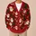 Santa Claus Holiday Cheer for Festive Winter Gatherings and Cozy Seasonal Style All-over Print Knitted Cardigan - 6