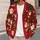 Santa Claus Holiday Cheer for Festive Winter Gatherings and Cozy Seasonal Style All-over Print Knitted Cardigan - 5