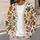 Colorful Autumn Leaf Botanical Motifs for Cozy Everyday Layering and Young Style Wear All-over Print Knitted Cardigan - 5