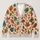 Colorful Autumn Leaf Botanical Motifs for Cozy Everyday Layering and Young Style Wear All-over Print Knitted Cardigan - 1