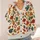 Colorful Autumn Leaf Botanical Motifs for Cozy Everyday Layering and Young Style Wear All-over Print Knitted Cardigan - 4