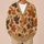 Autumn Maple Leaves in Warm Earth Tones for Cozy Layering on Weekend Outings All-over Print Knitted Cardigan - 6