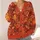 Autumn Leaves and Golden Wildflowers for Cozy Everyday Layering, Women's Fall Style All-over Print Knitted Cardigan - 4