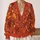 Autumn Leaves and Golden Wildflowers for Cozy Everyday Layering, Women's Fall Style All-over Print Knitted Cardigan - 2