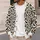 Halloween Leopard Bats for Casual Autumn Layering, Witchy Animal Style for Women All-over Print Knitted Cardigan - 5