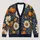 Pumpkin Daisy Autumn Blooms For Cozy Fall Layering And Everyday Women’s Style Looks All-over Print Knitted Cardigan - 1
