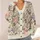 Vintage Meadow Blooms for Relaxed Weekend Layering and Soft Cottage Garden Wardrobes All-over Print Knitted Cardigan - 4