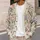Vintage Meadow Blooms for Relaxed Weekend Layering and Soft Cottage Garden Wardrobes All-over Print Knitted Cardigan - 5