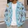 Playful Cat Silhouettes for Cozy Fall Layering and Relaxed Everyday Style at Home All-over Print Knitted Cardigan - 5