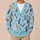 Playful Cat Silhouettes for Cozy Fall Layering and Relaxed Everyday Style at Home All-over Print Knitted Cardigan - 6