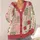 Women's Rose Floral Patchwork Layering Top For Spring Casual Cottagecore Gift Style All-over Print Knitted Cardigan - 4