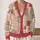 Women's Rose Floral Patchwork Layering Top For Spring Casual Cottagecore Gift Style All-over Print Knitted Cardigan - 2