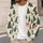 Evergreen Trees And Warm Bows For Festive Everyday Layering And Holiday Gatherings All-over Print Knitted Cardigan - 5