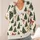 Evergreen Trees And Warm Bows For Festive Everyday Layering And Holiday Gatherings All-over Print Knitted Cardigan - 4