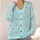 Celestial Moon And Star Night Sky Motifs For Relaxed Everyday Layering For Women All-over Print Knitted Cardigan - 4