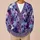 Lavender Violet Floral Texture For Relaxed Layering And Creative Everyday Outfits All-over Print Knitted Cardigan - 6