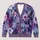 Lavender Violet Floral Texture For Relaxed Layering And Creative Everyday Outfits All-over Print Knitted Cardigan - 1