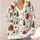 Winter Woodland Trees And Red Florals For Cozy Holiday Layering And Everyday Weekend Wear All-over Print Knitted Cardigan - 4