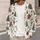 Winter Woodland Trees And Red Florals For Cozy Holiday Layering And Everyday Weekend Wear All-over Print Knitted Cardigan - 5