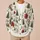 Winter Woodland Trees And Red Florals For Cozy Holiday Layering And Everyday Weekend Wear All-over Print Knitted Cardigan - 6