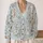 Giraffe And Hot Air Balloon Meadow Scene For Relaxed Fall Layering, Women's Casual Style All-over Print Knitted Cardigan - 2