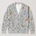 Giraffe And Hot Air Balloon Meadow Scene For Relaxed Fall Layering, Women's Casual Style All-over Print Knitted Cardigan - 1