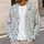 Giraffe And Hot Air Balloon Meadow Scene For Relaxed Fall Layering, Women's Casual Style All-over Print Knitted Cardigan - 5