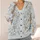 Giraffe And Hot Air Balloon Meadow Scene For Relaxed Fall Layering, Women's Casual Style All-over Print Knitted Cardigan - 4