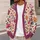 Pastel Berry and Sweet Treat Motifs for Cozy Autumn Layering, Women's Casual Style All-over Print Knitted Cardigan - 5