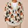 Black Cat Pumpkin Halloween Motifs for Cozy Autumn Layering, Women’s Seasonal Style All-over Print Knitted Cardigan - 6