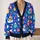 Colorful Snowmen And Cocoa Mugs For Cozy Winter Gatherings And Holiday Cheer All-over Print Knitted Cardigan - 2