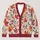 Watercolor Autumn Leaves and Berry Sprigs for Cozy Fall Layering and Weekend Outings All-over Print Knitted Cardigan - 1