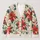 Red Poinsettia Botanical Foliage for Festive Everyday Layering and Holiday Gatherings All-over Print Knitted Cardigan - 1