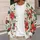 Red Poinsettia Botanical Foliage for Festive Everyday Layering and Holiday Gatherings All-over Print Knitted Cardigan - 5