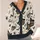 Witch Hat Pumpkin Skulls for Halloween Layering, Women’s Cozy Fall Holiday Style All-over Print Knitted Cardigan - 4