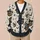 Witch Hat Pumpkin Skulls for Halloween Layering, Women’s Cozy Fall Holiday Style All-over Print Knitted Cardigan - 6