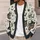 Witch Hat Pumpkin Skulls for Halloween Layering, Women’s Cozy Fall Holiday Style All-over Print Knitted Cardigan - 5