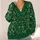 Emerald Celtic Botanical Vines for Autumn Layering and Everyday Elegance for Women All-over Print Knitted Cardigan - 4
