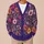 Colorful Floral Blooms for Autumn Layering and Cozy Everyday Outings for Plus Size Women All-over Print Knitted Cardigan - 6