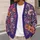 Colorful Floral Blooms for Autumn Layering and Cozy Everyday Outings for Plus Size Women All-over Print Knitted Cardigan - 5