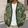 Botanical Leaf Motif For Relaxed Autumn Layers And Everyday Outdoor Style For Women All-over Print Knitted Cardigan - 5