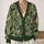Botanical Leaf Motif For Relaxed Autumn Layers And Everyday Outdoor Style For Women All-over Print Knitted Cardigan - 2