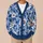 Blue Daisy Floral Blooms for Relaxed Everyday Layering and Cozy Weekend Casual Style All-over Print Knitted Cardigan - 6