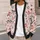 Spooky Ghosts, Pumpkins and Plaid Bows for Halloween Layering Women Fall Outfit Cozy All-over Print Knitted Cardigan - 5