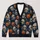 Mummy Pumpkin Halloween Motifs for Spooky Seasonal Layering and Parties, Plus Size Women All-over Print Knitted Cardigan - 1