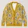 White Christmas Ornaments And Botanical Sprigs For Cozy Holiday Layering Women All-over Print Knitted Cardigan - 1