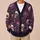 Skulls And Chrysanthemums For Moody Autumn Evenings And Halloween Gatherings For Women All-over Print Knitted Cardigan - 6