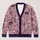 Skull Pumpkin Botanical Motifs For Halloween And Fall Layering, Gothic Boho Women All-over Print Knitted Cardigan - 1
