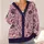 Skull Pumpkin Botanical Motifs For Halloween And Fall Layering, Gothic Boho Women All-over Print Knitted Cardigan - 4